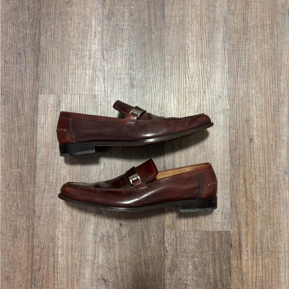 Salvatore Ferragamo Brown Leather Dress Shoes